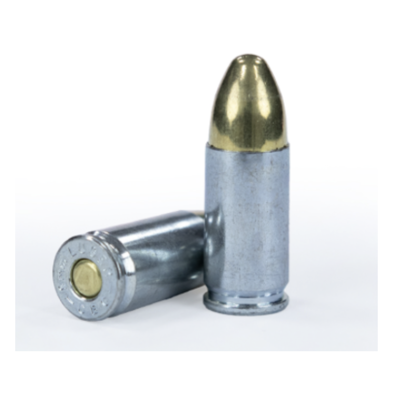 50 Munitions Magtech Acier - 9x19  – 124 gr FMJ 2