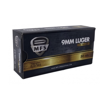 50 Munitions MFS - 9x19  – 154 gr FMJ