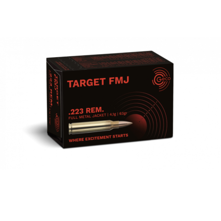 50 Munitions Geco - .223 Rem  – 63 gr FMJ