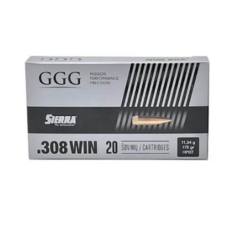 20 Munitions GGG Sierra .308 Win  – 175 gr HPBT