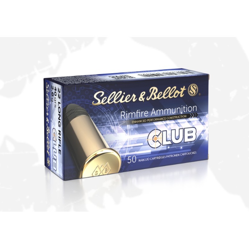 50 Munitions Sellier & Bellot Club - 22.lr – 40 gr