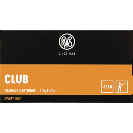 50 Munitions RWS Club - 22.lr – 40 gr