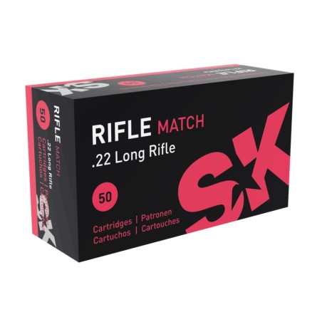 50 Munitions SK Rifle Match - 22.lr – 40 gr