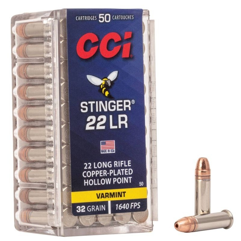 50 Munitions CCI Stinger - 22.lr – 40 gr