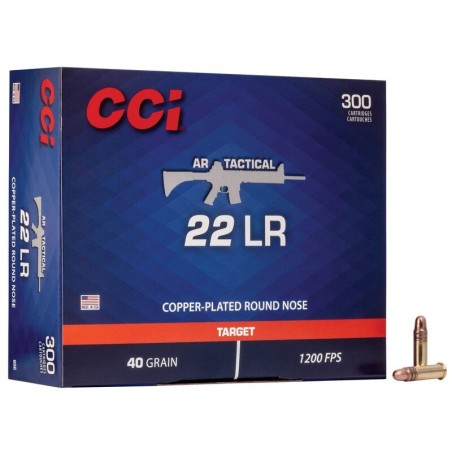 300 Munitions CCI AR Tactical  - 22.lr – 40 gr