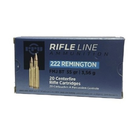 20 Munitions Partizan .222 Rem – 55 gr FMJ BT