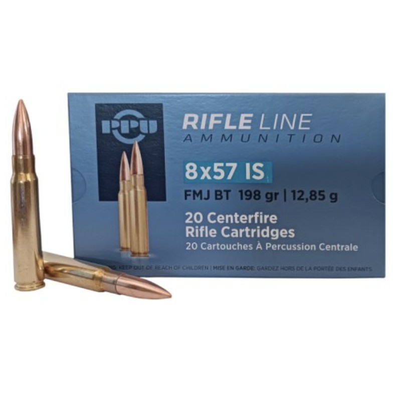 20 Munitions Partizan .8x57 JS – 198 gr FMJ