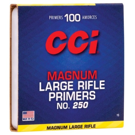 100 Amorces CCI Large Rifle Magnum n°250