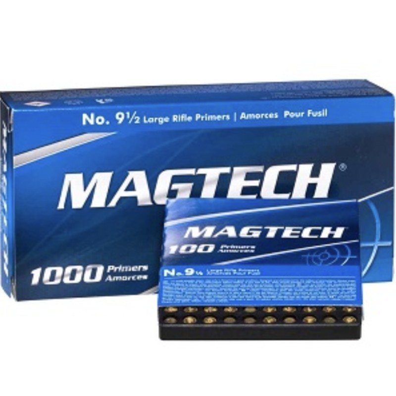 100 Amorces Magtech Large Rifle