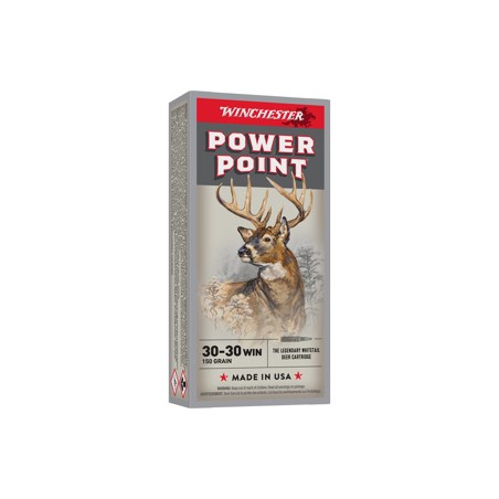20 Munitions Winchester 30-30 – 150 gr PP