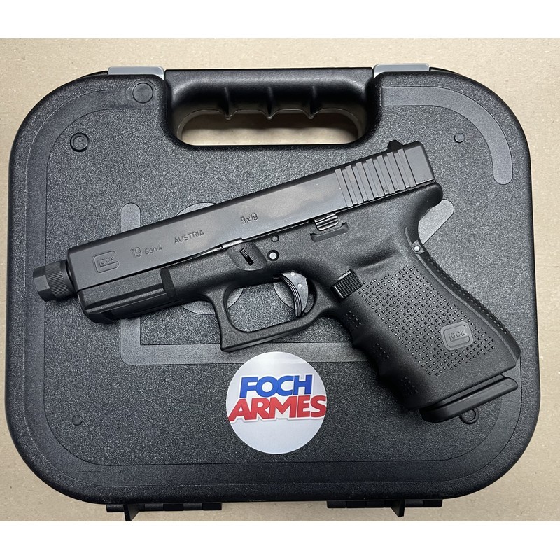 Pistolet Glock 19 Gen4 Fileté