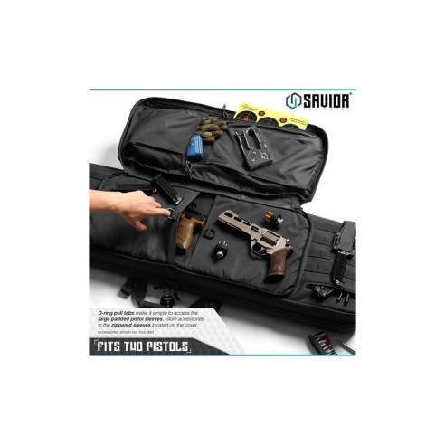 Savior Housse American Classic Double 36" Noire