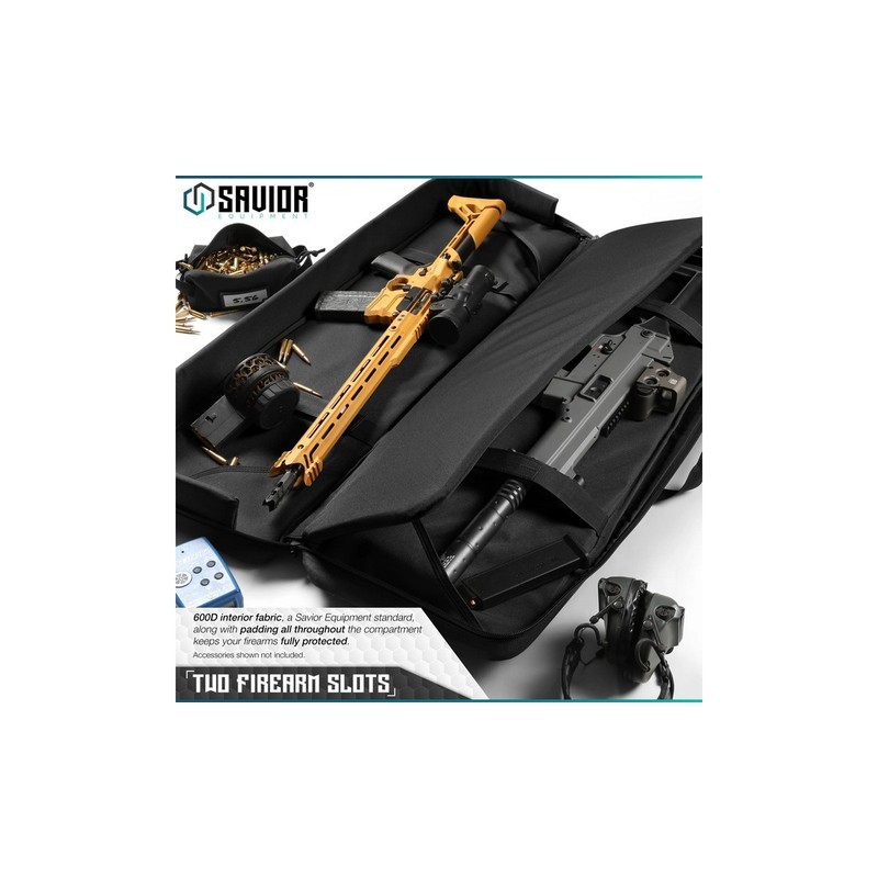 Savior Housse American Classic Double 55" Noire 2