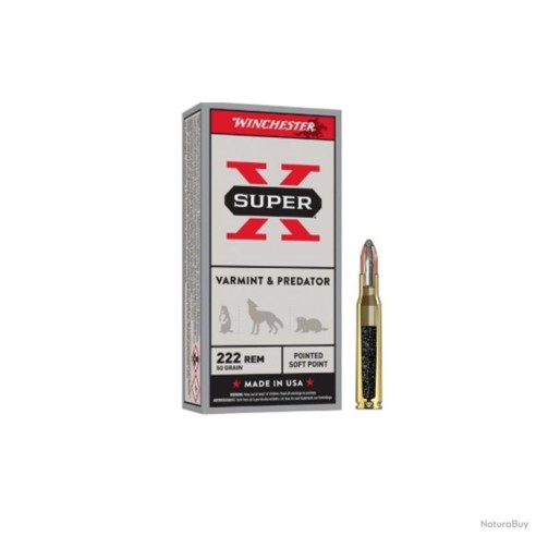 20 Munitions Winchester .222 Rem | PSP 50 gr