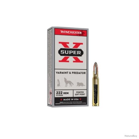 20 Munitions Winchester .222 Rem | PSP 50 gr