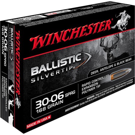 20 Munitions Winchester .30-06 Sprg. | Ballistic Silvertip 168 gr