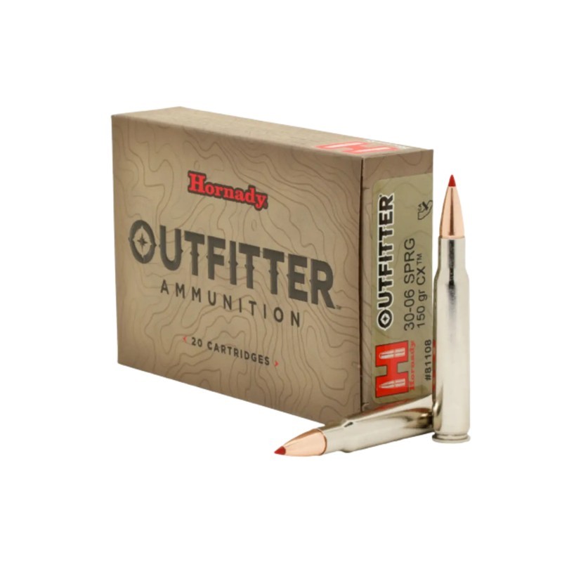 20 Munitions Hornady .30-06 Spring. | Outfitter CX 150 gr