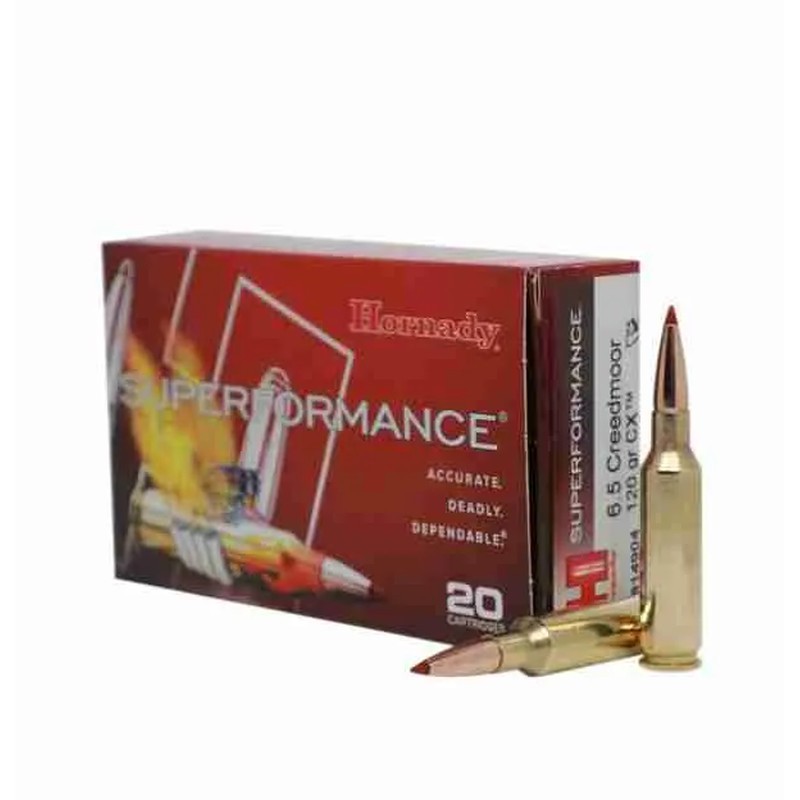 20 Munitions Hornady 6.5 Creedmoor | Superformance CX 120 gr