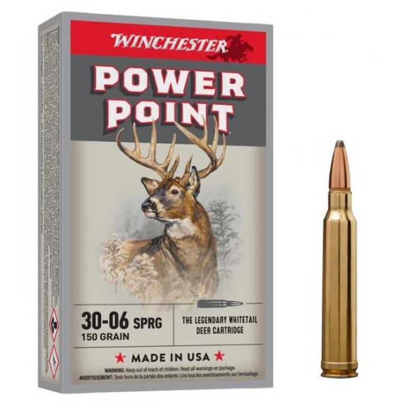 20 Munitions Winchester .30-06 Sprg. | Power-Point 150 gr
