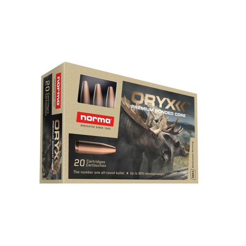 20 Munitions Norma 30-06 Spring. | Oryx Silencer 180 gr