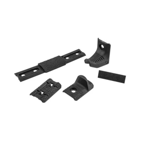 Kit handstop M-LOK en polymère noir pour AR-15