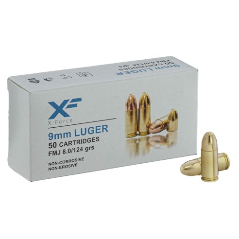50 Munitions ATS - 9x19  – 124 gr FMJ