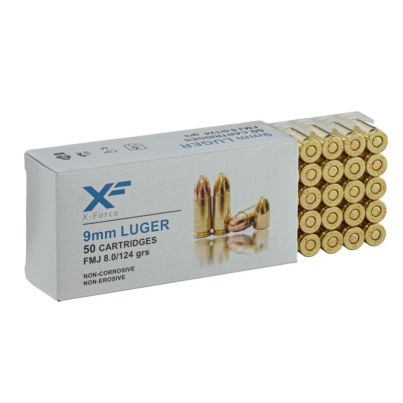 50 Munitions ATS - 9x19  – 124 gr FMJ 2