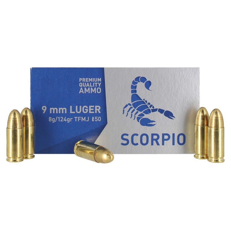 50 Munitions STV - 9x19  – 124 gr FMJ