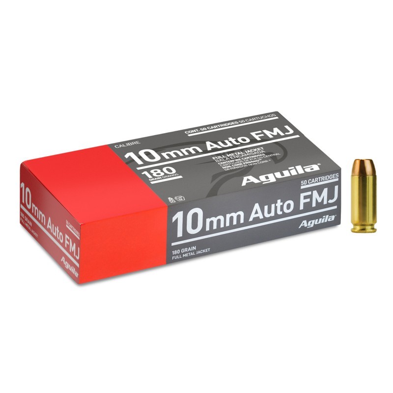 50 Munitions Aguila - 10mm Auto  - 180 gr FMJ
