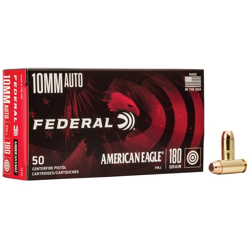 50 Munitions Federal - 10mm Auto  - 180 gr FMJ