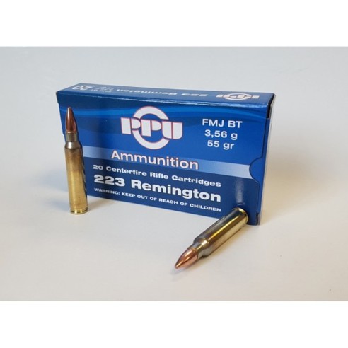 20 Munitions PPU  - .223 Rem  - 55 gr FMJ