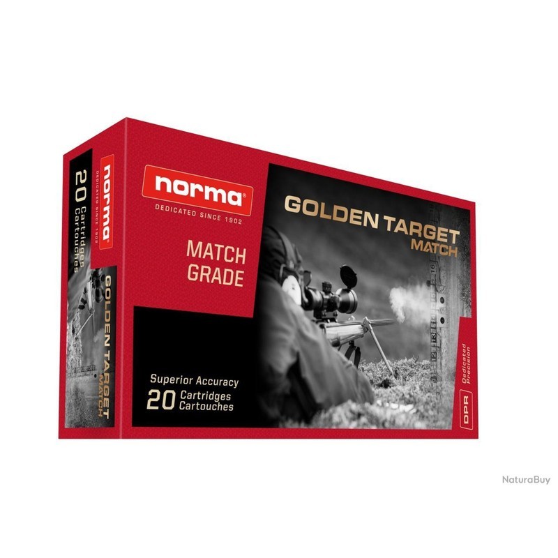 20 Munitions Norma Golden Target 6,5 Creedmoor - 143gr
