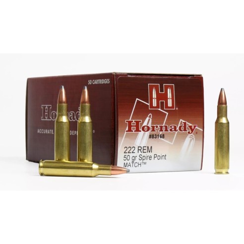 50 Munitions Hornady  .222 Rem. | SP Match 50 gr
