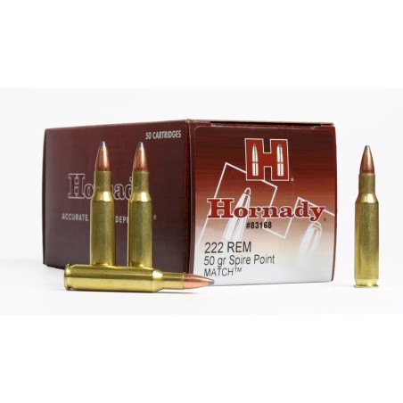 50 Munitions Hornady  .222 Rem. | SP Match 50 gr