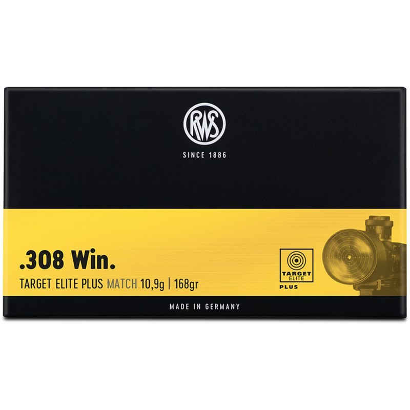 20 Munitions RWS  .308 Win | Target Elite Plus - 168 gr
