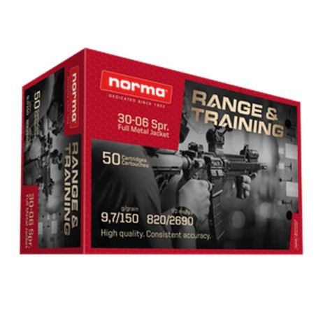 50 Munitions Norma  30-06 Spring. | FMJ 150 gr
