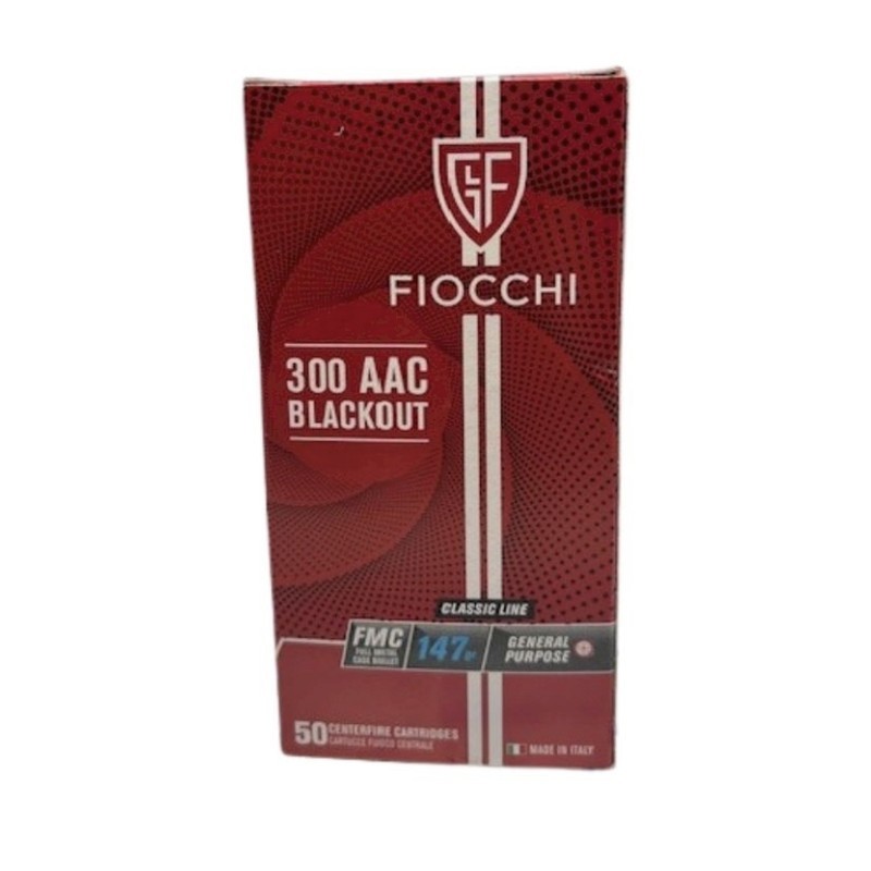 50 Munitions Fiocchi .300 Blk | FMC 147 gr