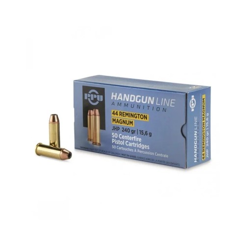 50 Munitions Partizan .44 Rem Mag | JHP 240 gr