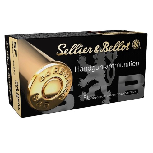 50 Munitions Sellier & Bellot .44 Rem Mag | SP...