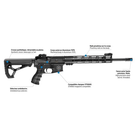 Carabine Lebel VCD15 - 5.56 - 14,5"