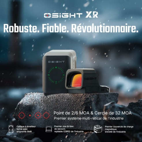 Point rouge Osight XR RMR - 2/6 MOA & 32 MOA