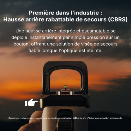 Point rouge Osight XR RMR - 2/6 MOA & 32 MOA