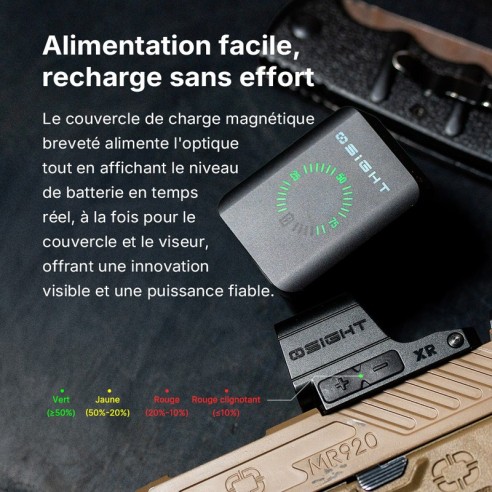 Point rouge Osight XR RMR - 2/6 MOA & 32 MOA