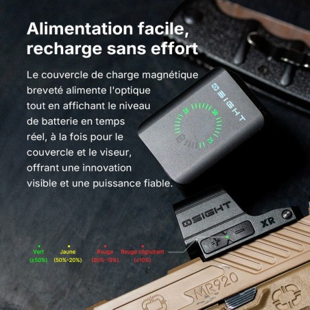Point rouge Osight XR RMR - 2/6 MOA & 32 MOA