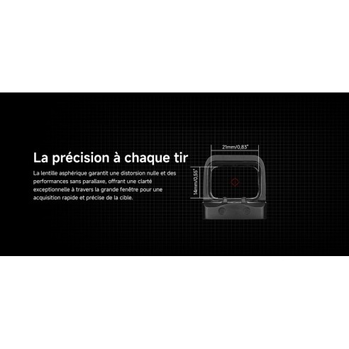 Point rouge Osight S  RMSc - 2 & 32 MOA