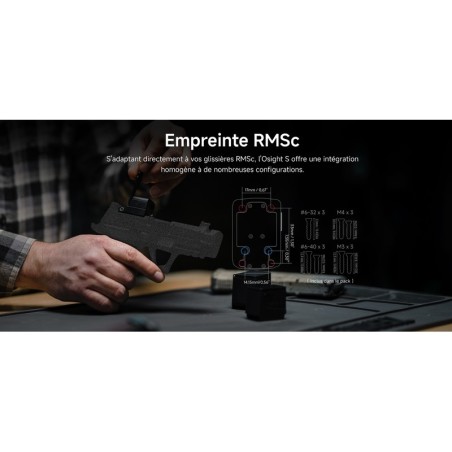 Point rouge Osight S  RMSc - 2 & 32 MOA