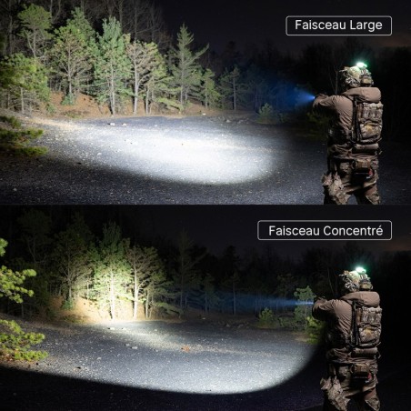 Lampe Olight PL X - 1200 Lumens à Double Faisceau