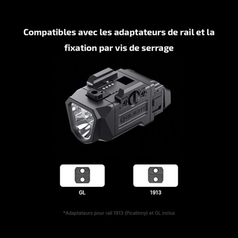 Lampe Olight PL X - 1200 Lumens à Double Faisceau