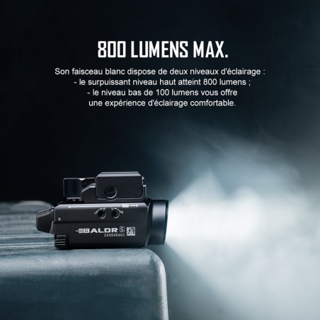 Olight Baldr S - Lampe avec Laser Vert Intégré