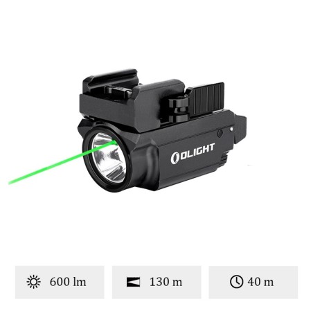 Olight Baldr Mini - Lampe avec Laser Vert Intégré